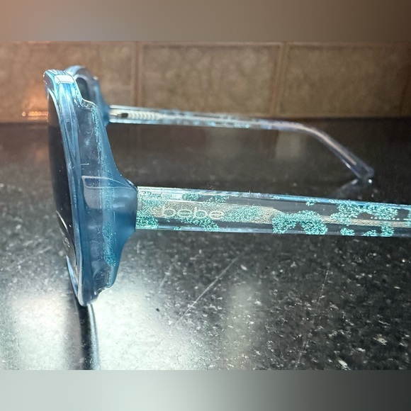 BEBE BB7245-422-54  Sunglasses Size 54mm 140mm 18mm blue animal Women - NEW
